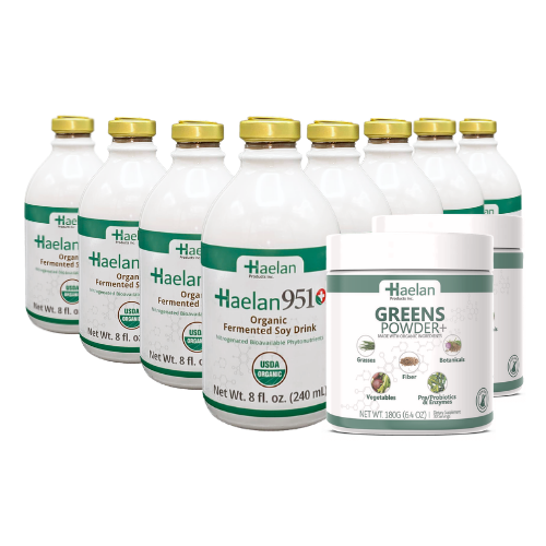 8 Bottles of Haelan 951 and Free Greens Package