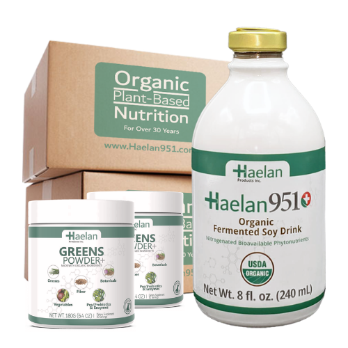 30 Bottles of Haelan 951 and 2 Greens