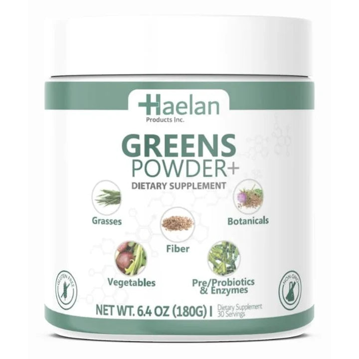 Haelan Greens Powder+ jar