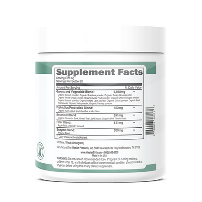 Greens Powder + - Haelan Products Inc.